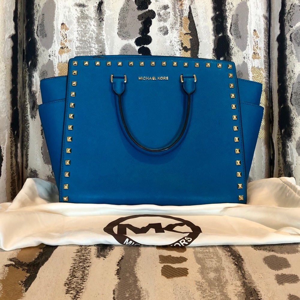 Michael Kors Large Studded Selma Purse